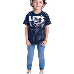 Calça Jogger Jeans Infantil Unissex Super Comfort Brandili