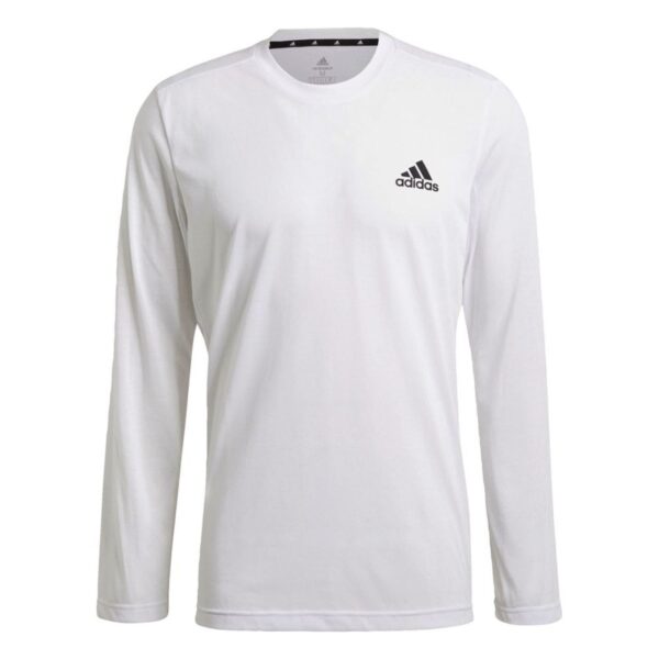 Adidas Camiseta Manga Longa Esportiva AEROREADY Designed 2 Move Feelready