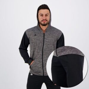 Agasalho Placar Essence I Preto e Cinza