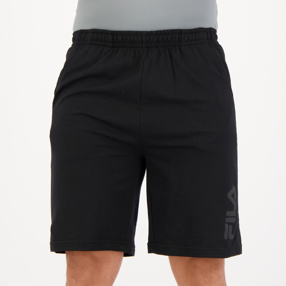 Bermuda Fila Practical Logo Preta
