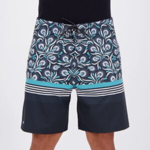 Bermuda Mash Paisley Estampada Marinho