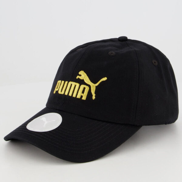 Boné Puma ESS Preto e Dourado