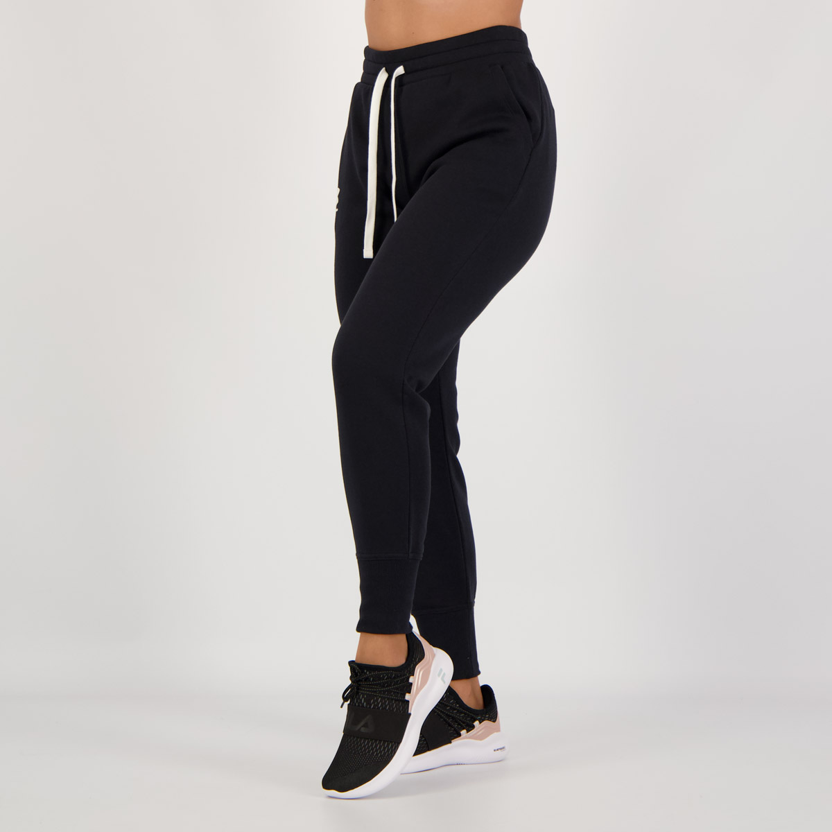 Calça Moletom Under Armour Rival Fleece Feminina Preta