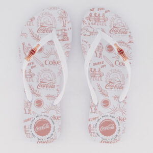 Chinelo Coca Cola Coke It Feminino Branco