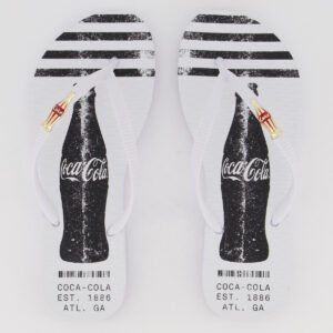 Chinelo Coca Cola Flaske Feminino Branco