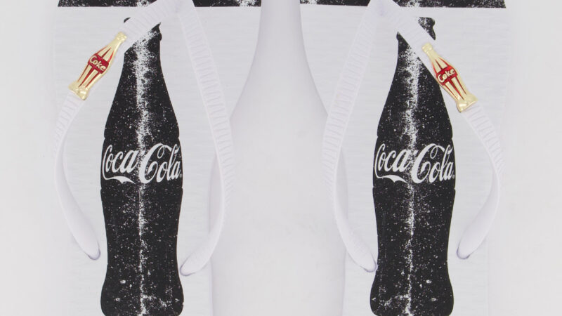 Chinelo Coca Cola Flaske Feminino Branco
