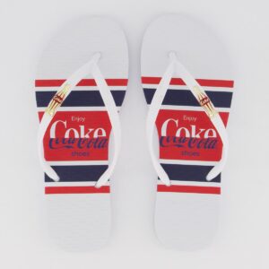 Chinelo Coca Cola Mashup Feminino Branco
