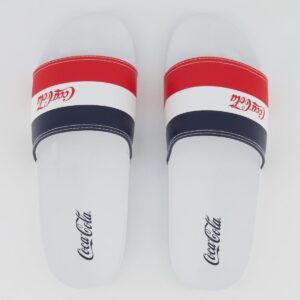 Chinelo Coca Cola Reto Bands Branco