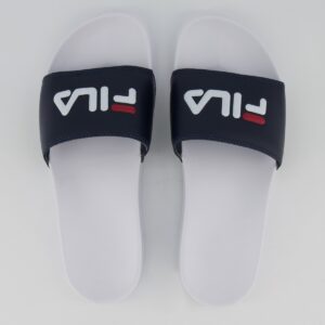 Chinelo Fila Drifter Basic Branco e Azul Marinho