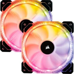 Cooler Fan Corsair HD140 Twin, 140mm, RGB, com Controlador - CO-9050069