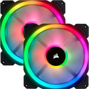 Cooler Fan Corsair LL140 Twin, 140mm, RGB, Preto - CO-9050074