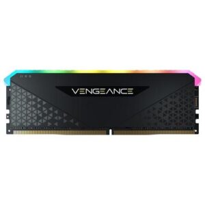 Memória Corsair Vengeance RGB RS, 8GB, 3200MHz, DDR4, C16, Preto - CMG8GX4M1E3200C16