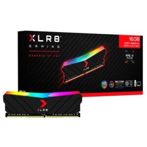 Memória PNY XLR8, RGB, 16GB, 3200MHz, DDR4, CL16 - MD16GD4320016XRGB