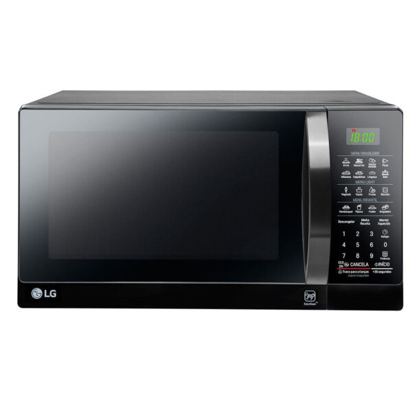 Micro-ondas LG Easy Clean Preto 30L 127V MS3097AR