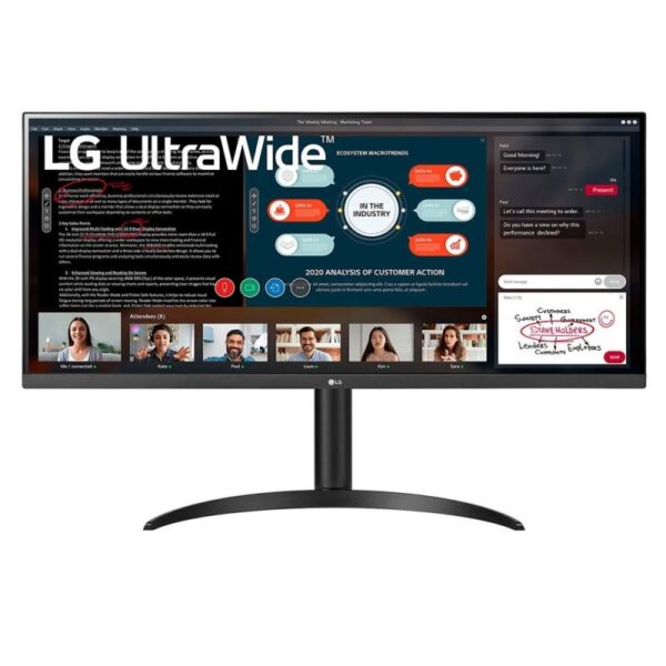 Monitor Ultrawide Lg 34" Full Hd Hdmi, Hdr10, 34wp550-b 75hz 5ms