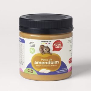 Pasta de Amendoim Sabor Chocolate Branco 500g