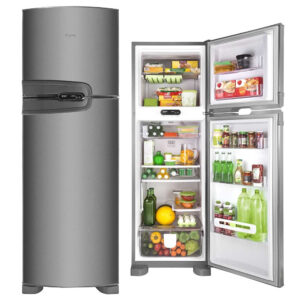 Refrigerador Consul Frost Free Duplex 386L Inox 127V CRM43NK