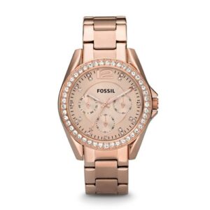 Relógio Fossil Feminino Riley Rosé - ES2811/1JN