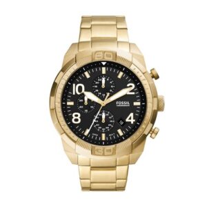 Relógio Fossil Masculino Bronson Dourado - FS5877/1PN