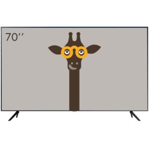 Smart Tv Samsung 70" Uhd 4k Un70au7700gxzd Processador Crystal 4k Tela Sem Limites Visual Livre De Cabos Alexa Built In Controle único