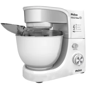 Batedeira Planetária Philco PHP500 Turbo com 11 Velocidades – Branca  - 110V