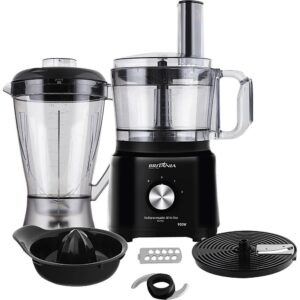 Multiprocessador 1,2L Britânia All in One BMP900P com Liquidificador e 2 Velocidades - 220V