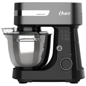 Batedeira Planetária Oster 800W c/ Bowl de Inox 4L OBAT636 Preta 110V