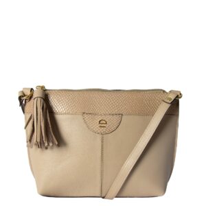 Bolsa Couro Transversal Python Le Postiche