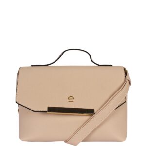 Bolsa Mão E Tiracolo Saffiano Frizz Le Postiche (MARFIM, UN)