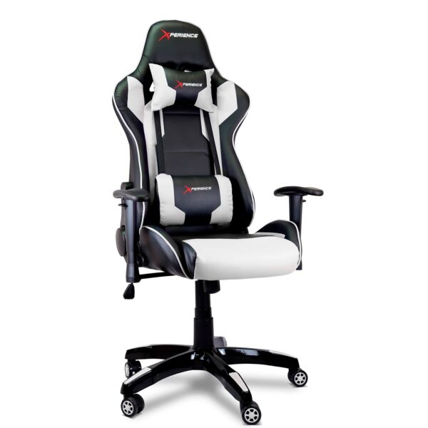 Cadeira Gamer Xperience Ultra Branca, Base Giratória, Braço Ajustável e Sistema de Inclinação Avançado