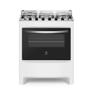 Fogão 5 Bocas Electrolux Branco Automático com Ultra Chama e Painel Completo (76LBU) - Bivolt