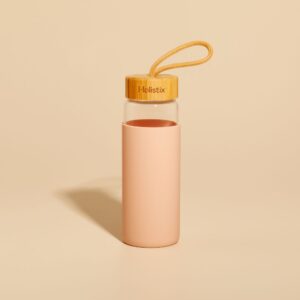 Garrafa de Vidro Rosa