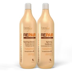 Kit Force Repair Shampoo e Condicionador 2x1 Litro Forever Liss