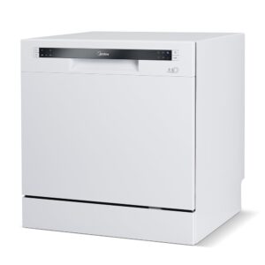 Lava Louças Midea 8 Serviços com Função Higienizadora DWA08B1 Branca 110V