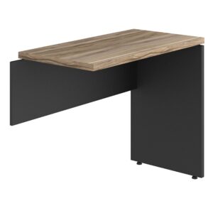 Mesa Auxiliar Yaris Dinâmica com Extensão para Mesa 90 cm Calvi e Preto