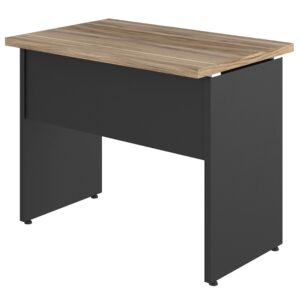 Mesa de Escritório Retangular Yaris 1,20 metros Tampo 30 mm Calvi e Preto