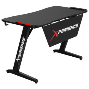 Mesa Gamer Xperience Sparkle Iluminação RGB, Suportes para Copo e Headphone