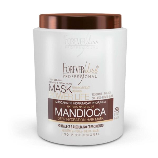 Máscara Hidratante de Mandioca Power Life Forever Liss 950g