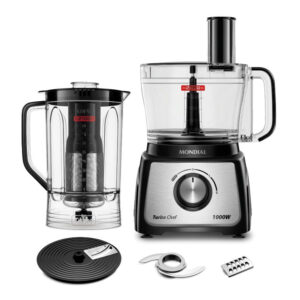 Multiprocessador Mondial Turbo Chef 5 em 1 Preto 220V