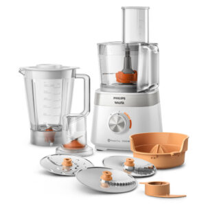 Multiprocessador PowerChop 1000 Philips Walita Branco 1000W + 8 acessórios inclusos - RI7303 220V