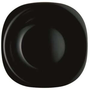 Prato para Mesa Carine em Vidro Temperado 27cm Luminarc Preto