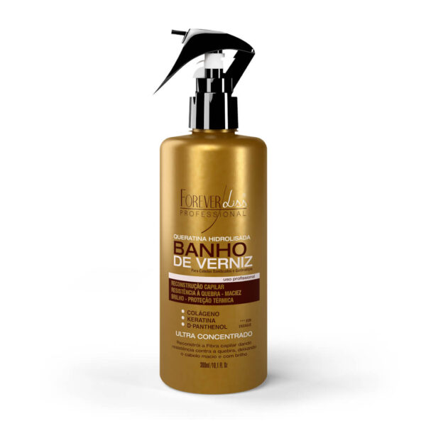 Queratina Hidrolisada Banho de Verniz Forever Liss 275ml