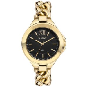Relógio Euro Feminino Chains Dourado - EU2033BJ/4P