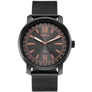 Relógio Euro Feminino Metal Preto - EUPC20AC/4P