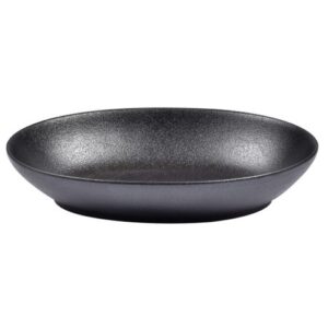 Travessa Oval Caviar em Porcelana 30x20cm Maxwell & Williams Preto